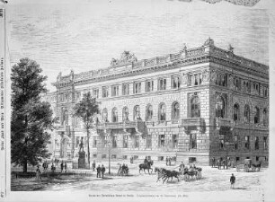 Berlin, Auswärtiges Amt, Wilhelmplatz - Neubau von 1873ff. von Neumann: Gesamtansicht