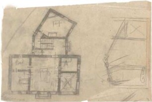 Hildebrand, Adolf von; Haus Schlederloh - Grundriss, Detail