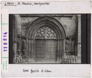 Laon: St. Martin, Westportal