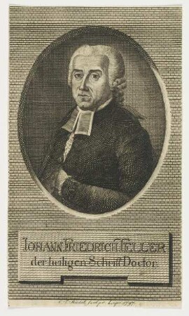 Bildnis des Iohann Friedrich Teller