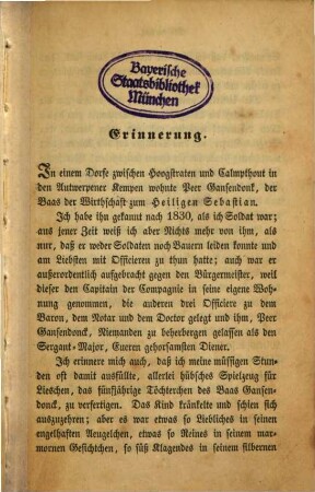 Baas Gansendonck : Hendrik Conscience. Aus dem Vlämischen von O. L. B. Wolff