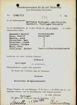 Springer, Matthäus