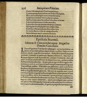 Epistola Sturmii.