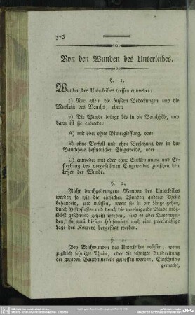 Von den Wunden des Unterleibes