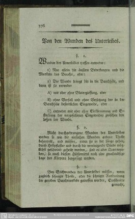 Von den Wunden des Unterleibes