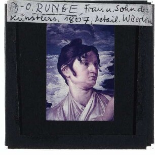 Runge, Pauline Runge mit ihrem zweijährigen Sohn : (Detail)