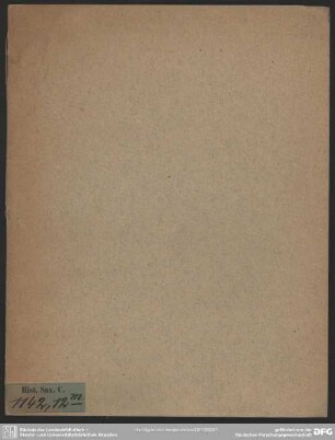 Prophezeihung und Warnung Teutschlandes Und des Hausses Sachsen So vor dreyhundert Jahren geschrieben, und zu Nürnberg in der Barfusser Bibliothec gefunden worden