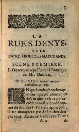 La rue Saint Denis