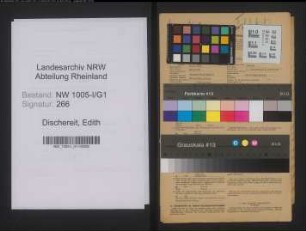 Entnazifizierung Edith Dischereit , geb. 09.03.1921 (Sekretaerin)
