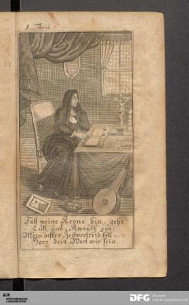 Der I. Theil. Frommer Wittwen Tägliches Hand-Buch