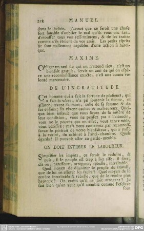 On Doit Estimer Le Laboureur