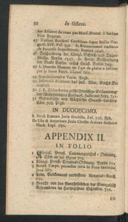 Appendix II.