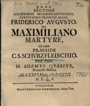 De Maximiliano Martyre