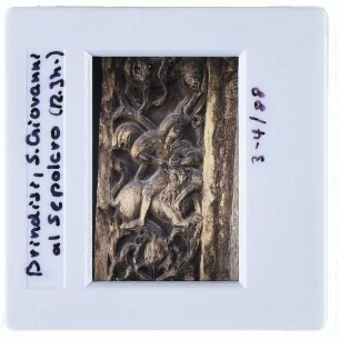 Brindisi, San Giovanni al Sepolcro : Detail Relief