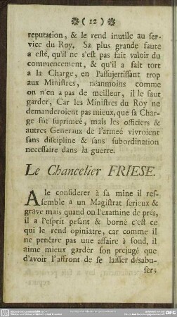 Le Chancelier Friese