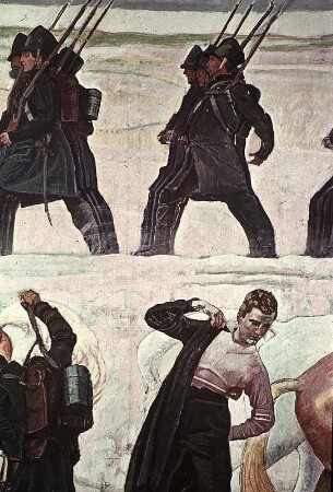 Der Auszug deutscher Studenten in den Freiheitskrieg von 1813