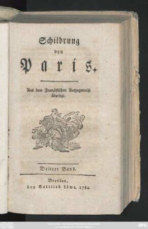 Bd. 3: Schildrung von Paris