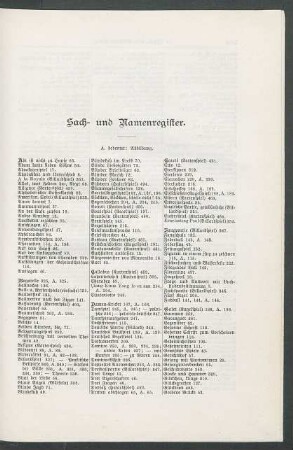 Sach- und Namenregister.