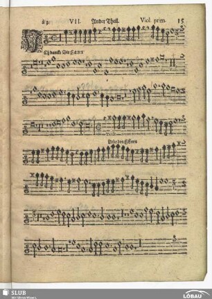 VII. Ich dancke dir Herr, von gantzen Hertzen