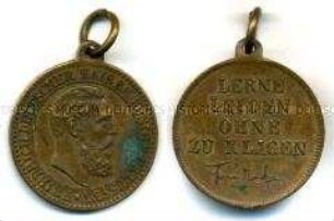 Tragbare Medaille auf den Tod des deutschen Kaisers Friedrich III.