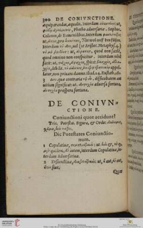 De Coniunctione