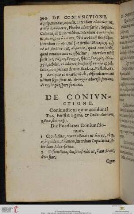 De Coniunctione