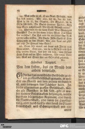 Fünftes Kapitel.