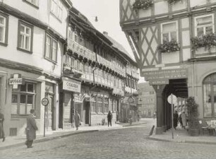 Halberstadt, Fischmarkt, Blick nach Osten zum Breiten Weg