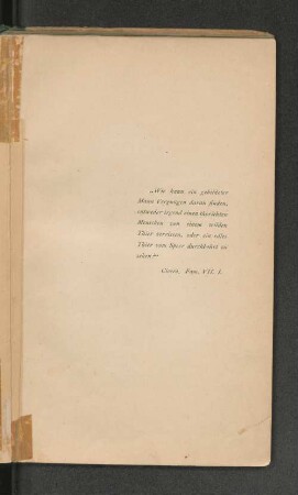 Zitat von Cicero. Fam. VII. I.