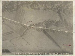 Kreuzung der Straße von Ismaning nach Erching mit dem Schwaigbach (1200 m)