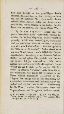 9) In der Syphilis