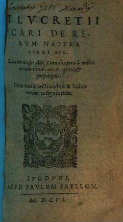 De rerum natura
