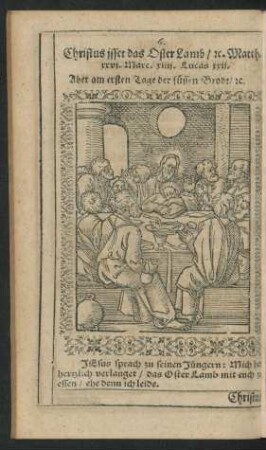 6. Christus isset das Oster Lamb/ ...