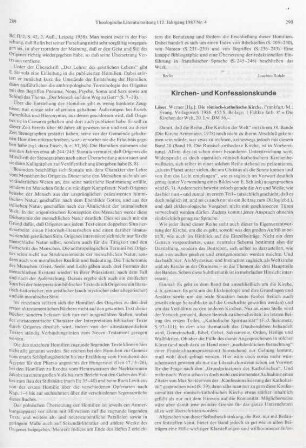 290-292 [Rezension] Löser, Werner [Hrsg.], Die römisch-katholische Kirche