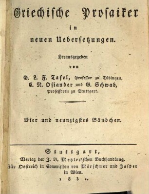 Xenophon's von Athen Werke, 9 : 3. Abth.. Von der Haushaltungskunst und Hiero oder Herrscherleben