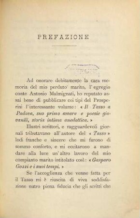 Gasparo Gozzi ei suoi tempi aggiuntavi una Conferenza sullo stesso argomento tenuta in Padova per iniziativa dell'Associazione Progressista la sera del 19 Marzo 1880