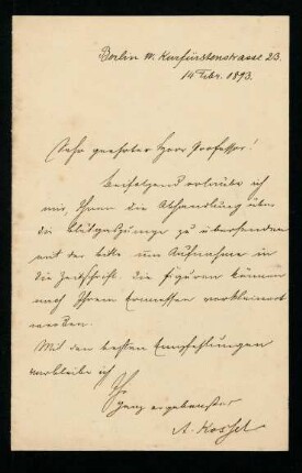 Berlin, 14.02.1893.