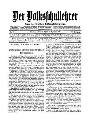 Die Wirtschaft über die Minderleistungen der Volksschule