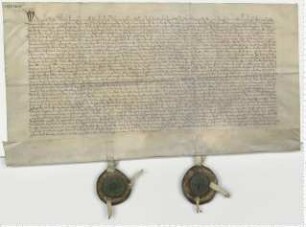 Gegenurkunde der Herzöge Friedrich und Bernd von Braunschweig und Lüneburg zu UAa 1373 November 11 III.