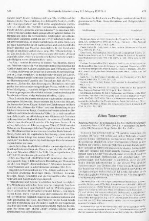 Altes Testament