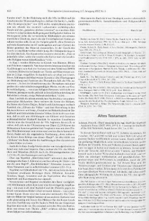 Altes Testament