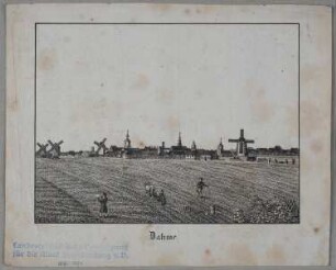 Dahme (Kr. Jüterbog-Luckenwalde): Stadtansicht von Südwesten