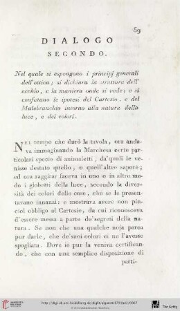 Dialogo secondo