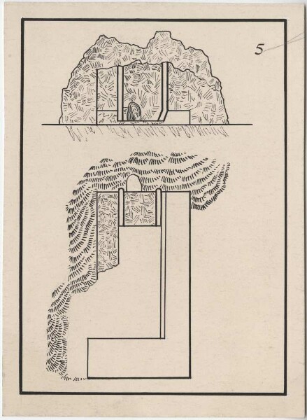 Plan du temple n° 5.