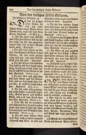 324-328, Von den heiligen Zehen Geboten (471. - 475.)