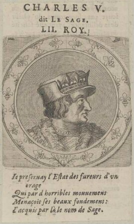 Bildnis des Charles V., König von Frankreich