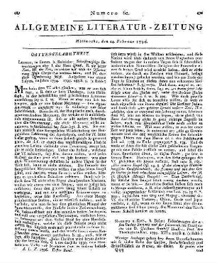 Schriftmässige Betrachtungen über I. das Haus Israel, II. die letzte Zeit, III. die Zeit, in welcher wir nach der Offenbarung Jesu Christi itzt wirklich leben, und IV. über diese Offenbarung selbst. Aufgesetzt von einem Layen, im Jahre 1794. Leipzig: Reinicke 1795