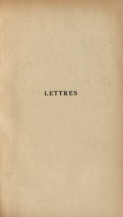 Lettres