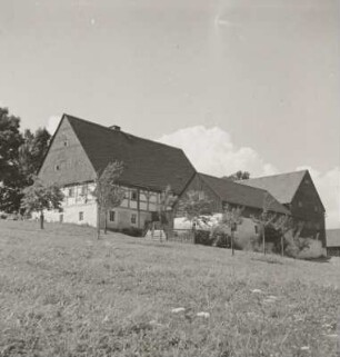 Nassau/Erzgebirge. Bauernhof am Hang