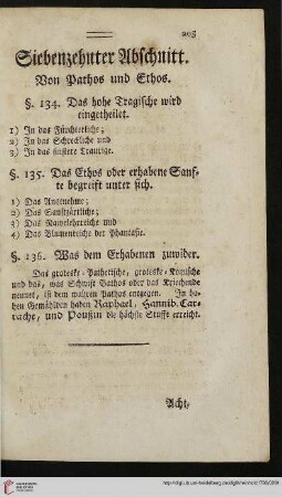 Siebenzehnter Abschnitt